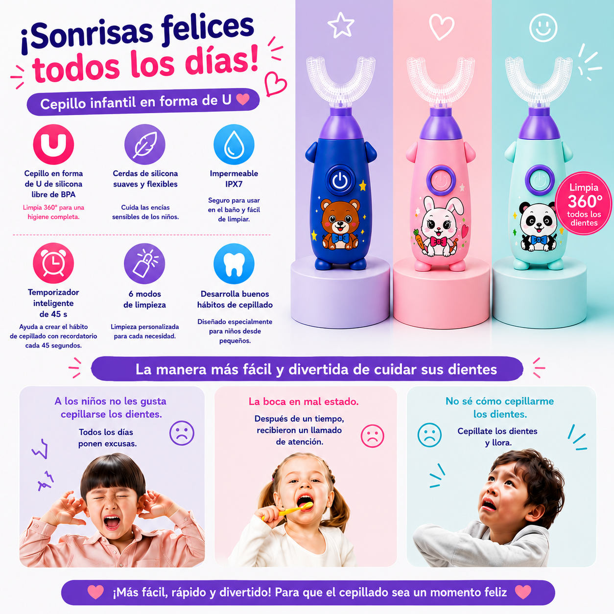 Cepillo 360 para niños